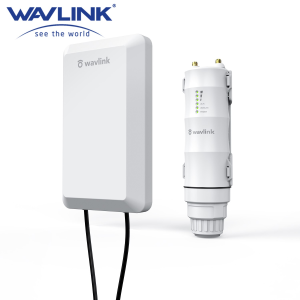 Wavlink Outdoor Wifi Router Extender Repeater Poe 2.4G/5G 300/1200Mbps High Power Waterproof Long Range Outdoor Antenna Network - EU PLUG