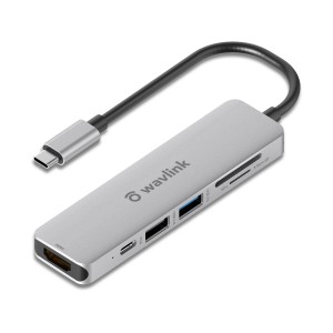 Aluminum USB C Hub PD 7-in-1 USB C Adapter